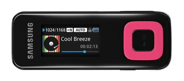 Samsung YP-F3, un reproductor MP3 con modo Fitness 1