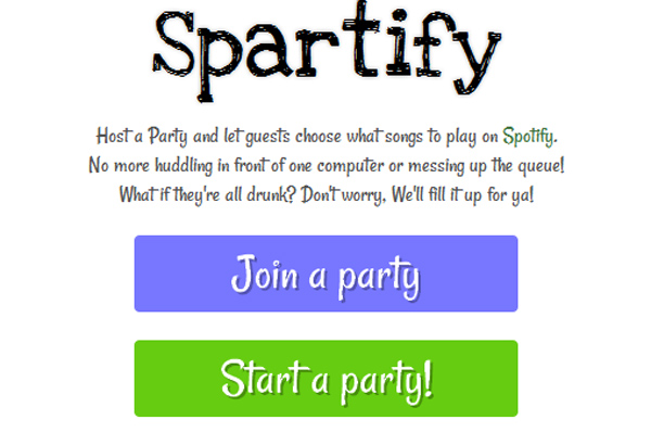 Spotify, cómo organizar fiestas musicales en Spartify