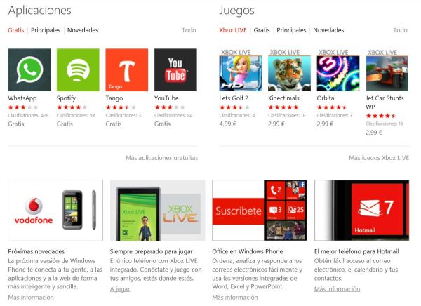 Windows Phone Marketplace reúne más de 40.000 aplicaciones