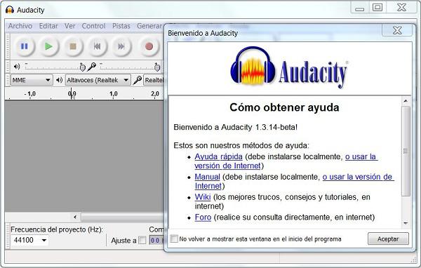 Audacity, descarga gratis este completo editor de sonido