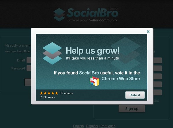 SocialBro, analiza tus seguidores en Twitter