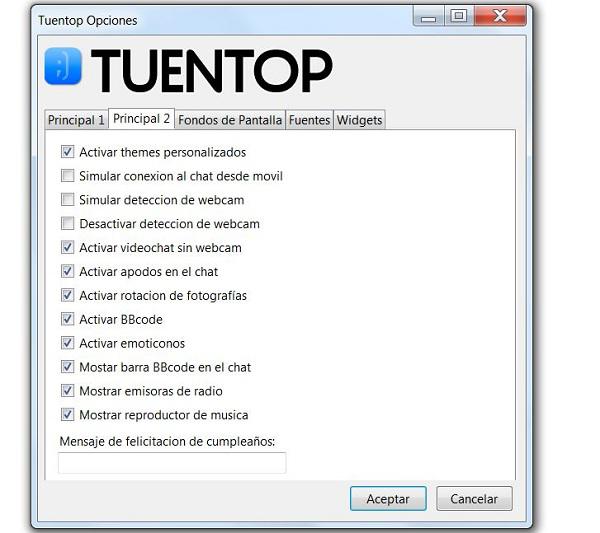 Tuentop, gestiona Tuenti desde el navegador 