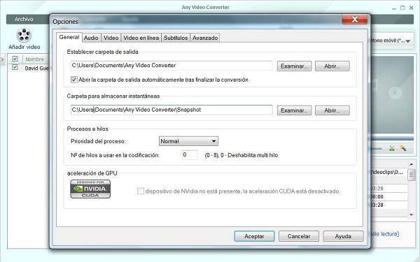 Any Video Converter, convierte tus vídeos para móvil y PC 2 Any Video Converter