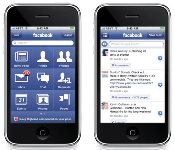 El uso de Facebook desde aplicaciones móviles aumenta un 72 por ciento en 3 meses 1