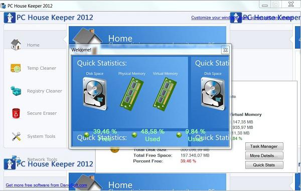 PC House Keeper 2012, herramienta para optimizar Windows