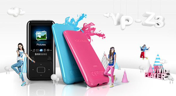Samsung YP-Z3, nuevo reproductor portátil con sonido MP3 HD 2 Samsung YP-Z3