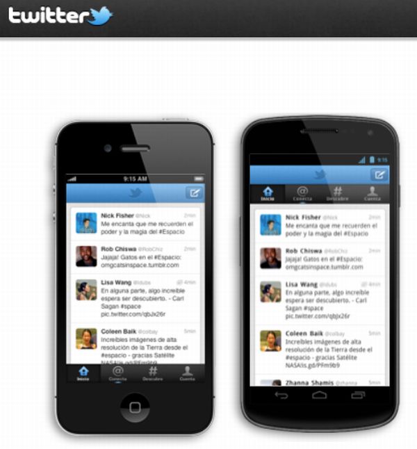 Twitter renueva sus aplicaciones para iOS y Android