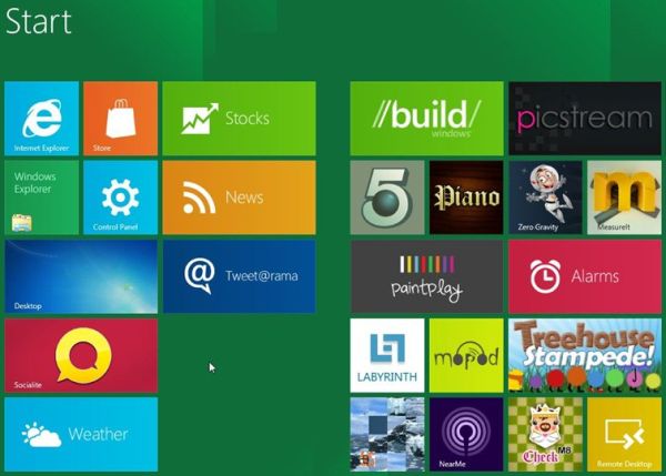 Los apps para Windows 8, compatibles con gestos, ratón y teclado