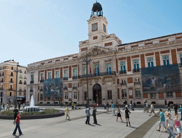 La Puerta del Sol de Madrid ofrece WiFi desde las baldosas
