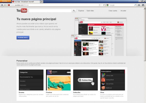 youtube nuevo