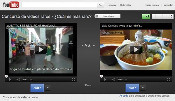 YouTube Slam lanza los duelos de ví­deos