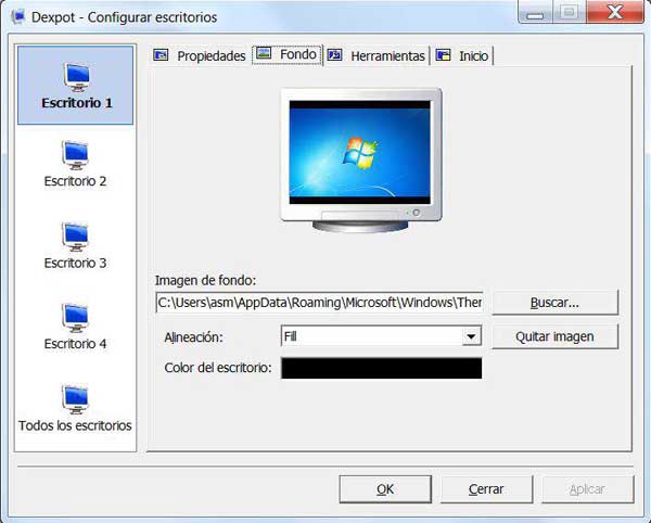 Dexpot, divide la pantalla en varios escritorios de Windows 2 Dexpot, divide tu pantalla en muchos escritorios