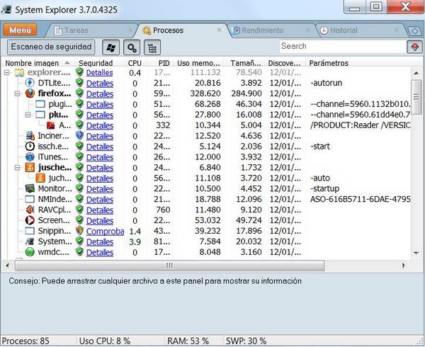 System Explorer 
