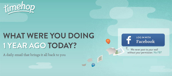 Timehop, así­ eras hace un año en Facebook, Twitter y Foursquare