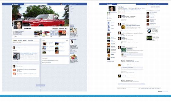 Facebook, diferencias al mirar la biografí­a y el antiguo perfil