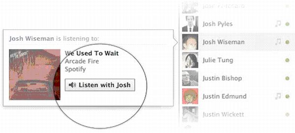 Facebook lanza la función de escucha con los amigos