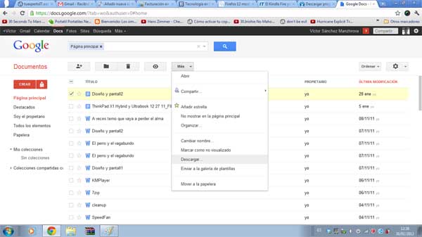 Cómo exportar los documentos de Google Docs a otros formatos