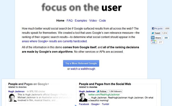 Herramienta de Google Don't be evil