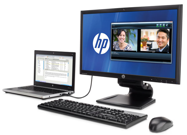 HP Compaq L2311c, monitor base con puertos USB y Ethernet
