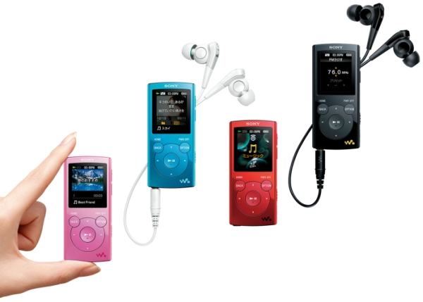 Nuevos walkman Serie E de Sony con reducción de ruido