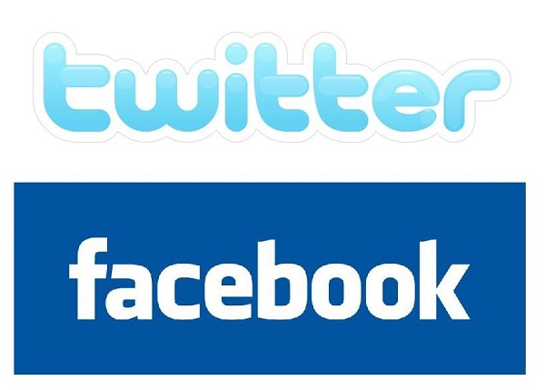 Twitter y Facebook