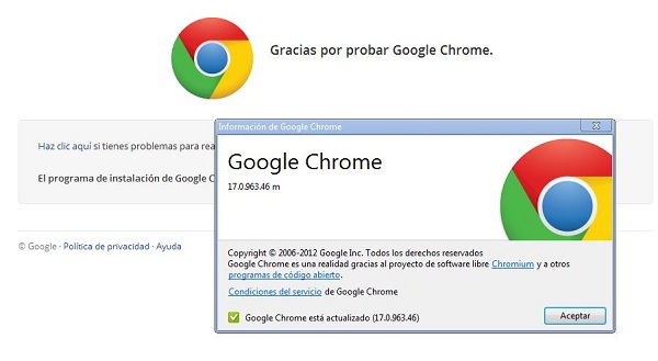 Google Chrome 17, novedades y descarga gratis este navegador