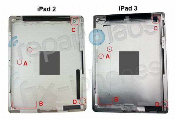 ipad 3 componentes