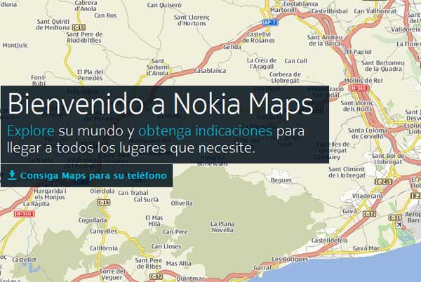 Cómo funciona Nokia Mapas en el Nokia Lumia 800