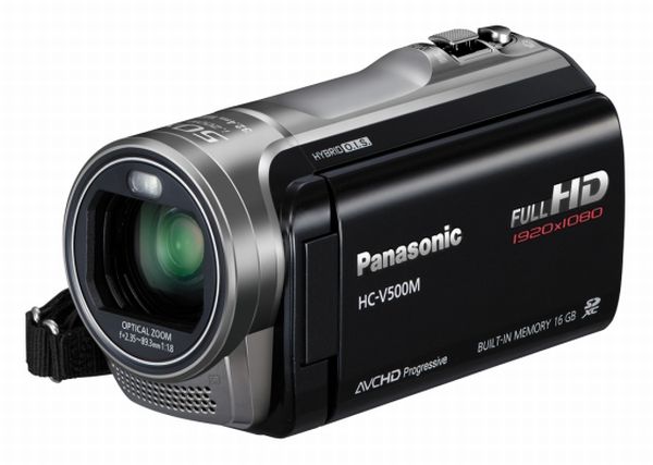 Panasonic HC-V500 y Panasonic HC-V500M, videocámaras Full HD