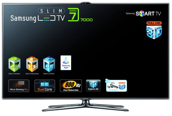 Samsung serie ES7000, televisores LCD LED compatibles 3D