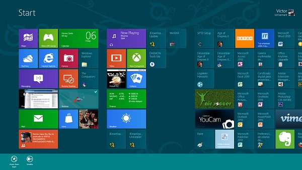 Windows 8, cómo crear accesos directos en la interfaz Metro