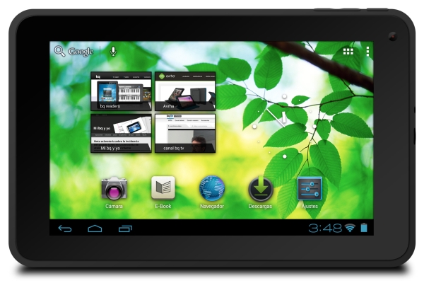 bq Pascal 2, tableta española con Android 4.0