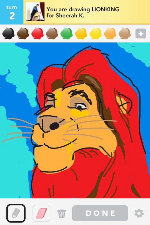 draw something rey leon