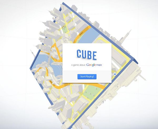 Google Cube, recorre el mundo con el nuevo juego de Google