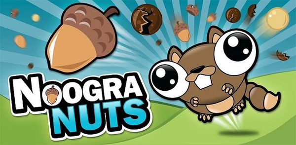 Noogra Nuts, parte nueces con la cabeza en este juego para Android
