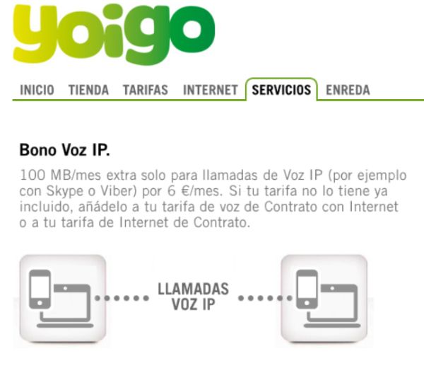 yoigo voz ip