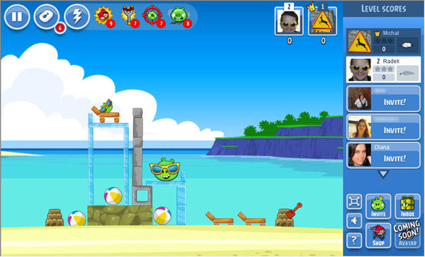 angry birds facebook