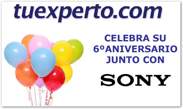 Concurso 6º Aniversario tuexperto.com con Sony Mobile
