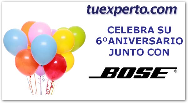 Ya tenemos ganador del concurso 6º Aniversario tuexperto.com con BOSE