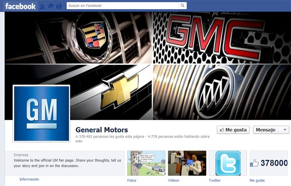 GM, el tercer anunciante en EEUU, abandona la publicidad en Facebook