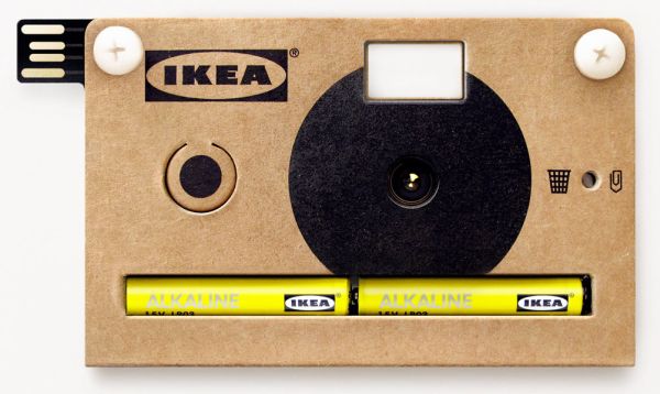 Knappa, la cámara de fotos de cartón de Ikea