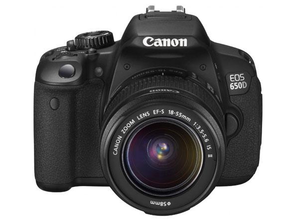 Canon 650D vista frontal