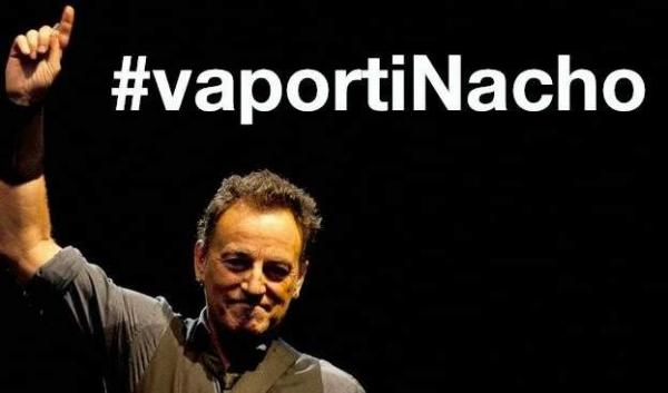 #vaportiNacho, Bruce Springsteen responde a la campaña iniciada en Twitter