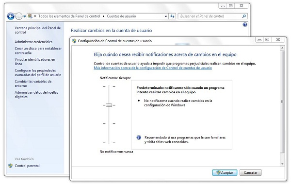 Cómo gestionar las alertas de Windows 7