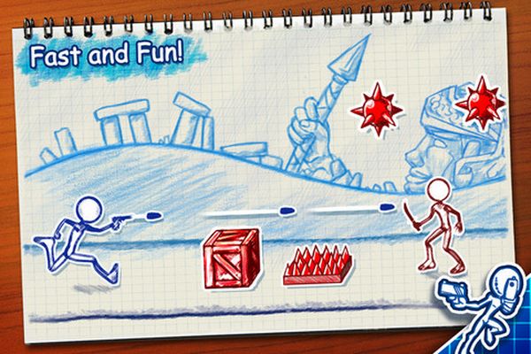 Sketchman, descarga gratis este animado juego de acción para iPhone 2