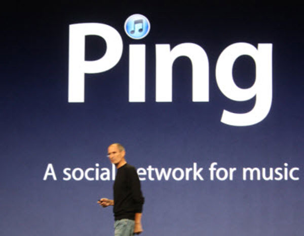 Steve Jobs presentando Ping