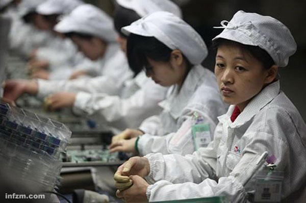 Huelga de trabajadores en las fábricas del iPhone 5