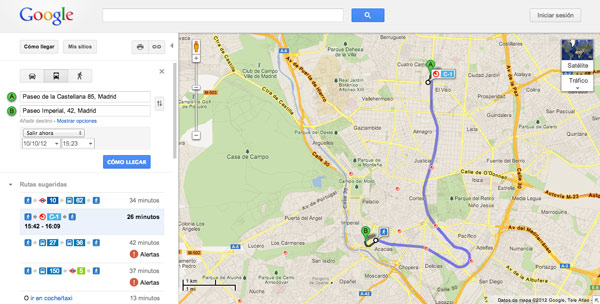 Los horarios y trenes de Renfe están ahora en Google Maps