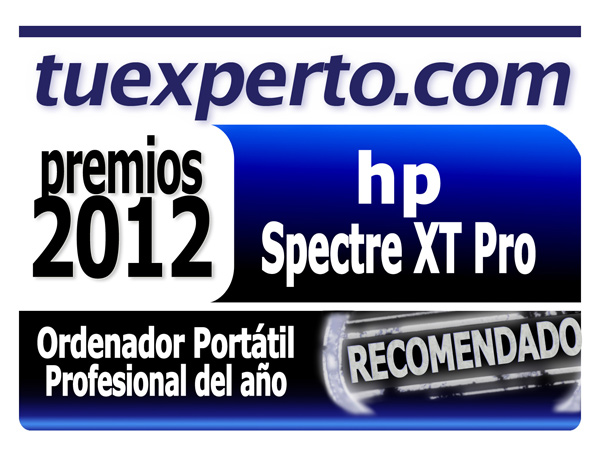 HP Spectre XT Pro, Ordenador Portátil Profesional del año en los premios tuexperto.com 2012 1