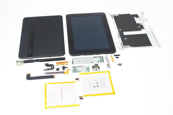 El Kindle Fire HD 8,9 se nutre de muchos componentes Samsung